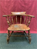 Primitive Firehouse Windsor chair