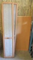 Closet Bi-Fold Doors & Large Corkboard