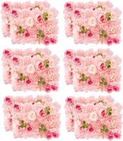 12 Pack 12"x16" White & Pink Flower Panels