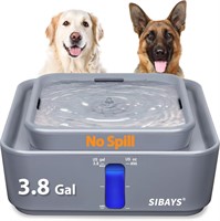 SIBAYS 3.8Gal/14L Dog Water Fountain