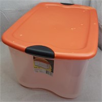 C12) Sterilite 66 Quart Storage Tote Bin Box