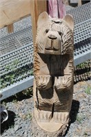 CHAINSAW ART CARVED BEAR