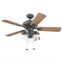 Prominence Home Crown 42in Bronze Ceiling Fan