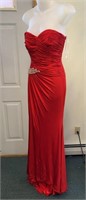 Red Clarissa Dress Sz 2