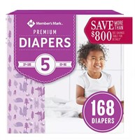 Members Mark Premium Baby Diapers Size 5