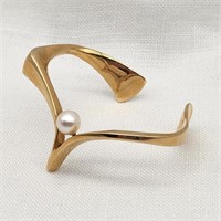 14K Ed Wiener Modernist Bracelet