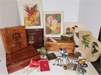 Collectibles & Boxes Incl Cigar