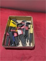 Big collection of Allen wrenches