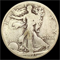 1921 Walking Liberty Half Dollar NICELY