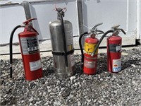 4 Fire Extinguishers