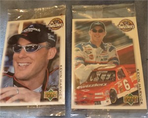 (2) Twizzlers Upper Deck Kevin Harvick, Sealed