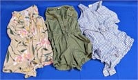 (3) 6-12 mo. Old Navy Romper Shorts (Girls)