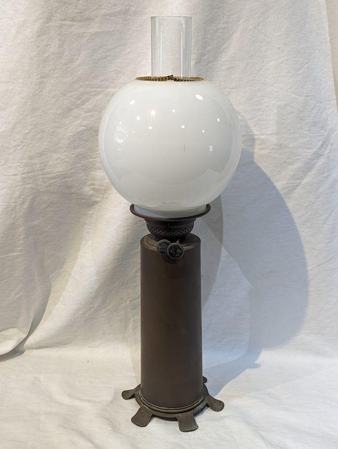 Military Trench Art Oil Lamp