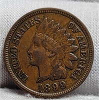 1899 Indian Head Cent VF w/ Full Liberty
