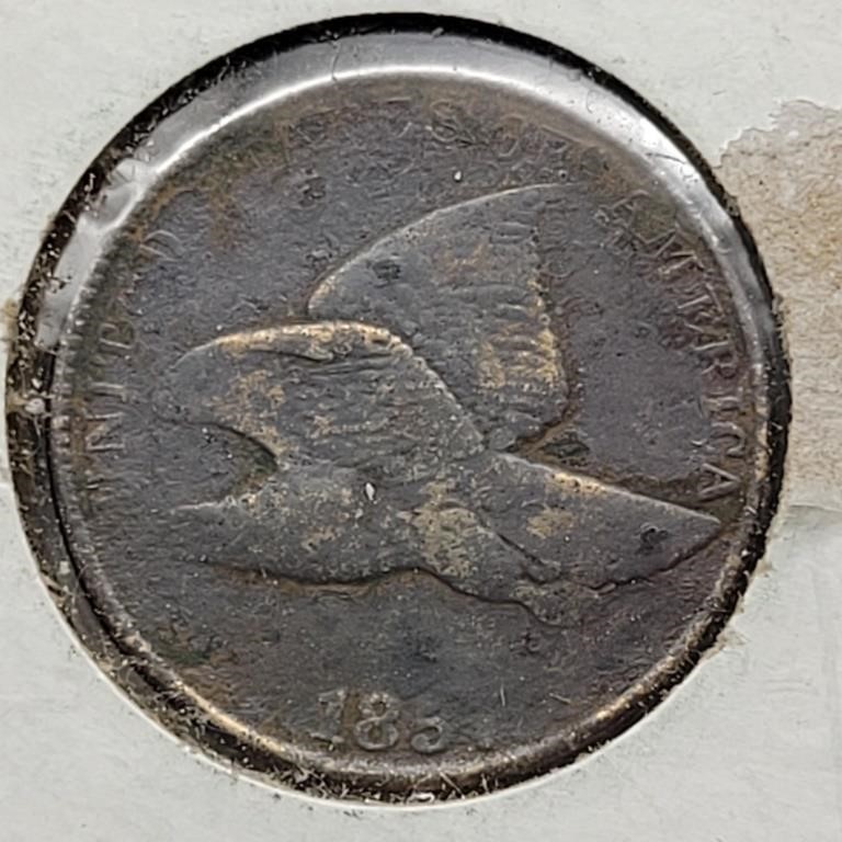 1857 FLYING EAGLE LARGE LETTERS