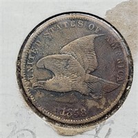 1858 FLYING EAGLE SMALL LETTERS