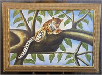 Leopard Acrylic on Canvas