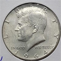 1964 D KENNEDY HALF DOLLAR