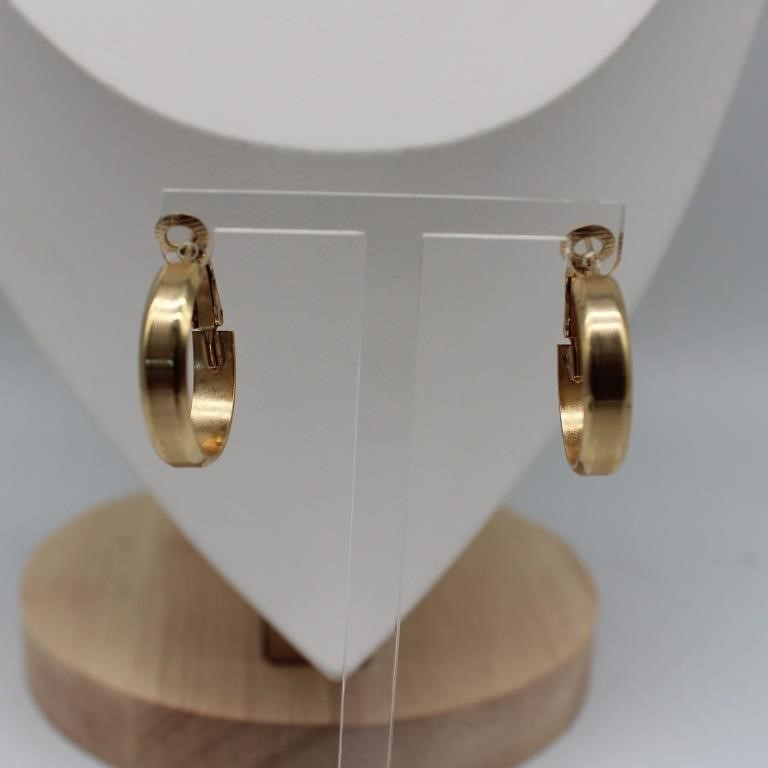 Gold Hoop Earrings 10K