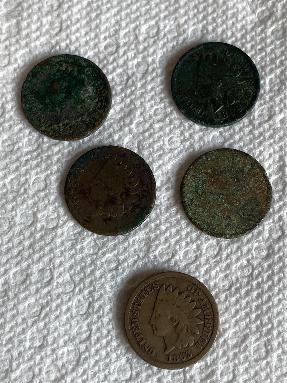 Indian Head Pennies