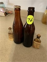 AMBER BOTTLES