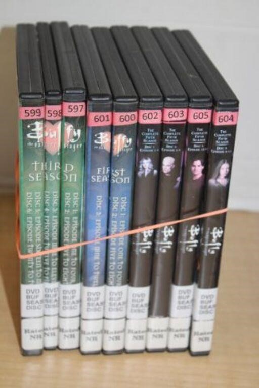 SELECTION OF BUFFY THE VAMPIRE SLAYER DVDS