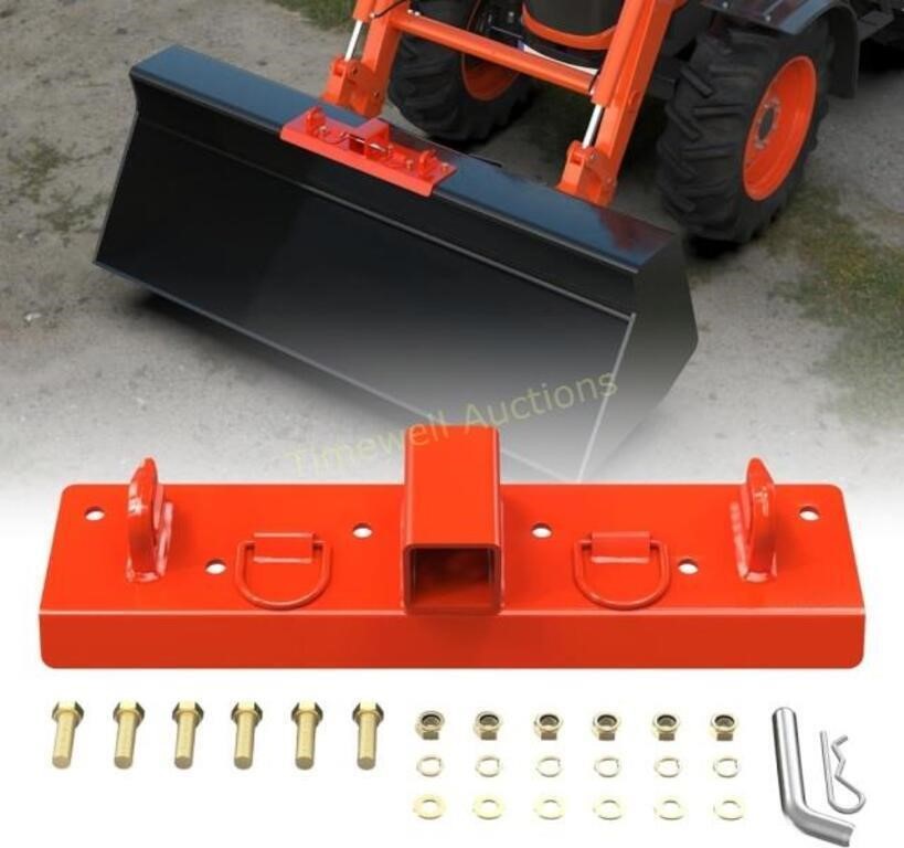 Sulythw Tractor Bucket Hooks 1/4 Bolt On Orange