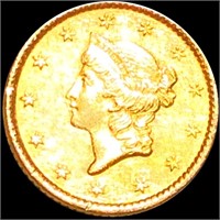 1850 Rare Gold Dollar UNCIRCULATED