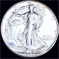 1945-D Walking Half Dollar UNCIRCULATED