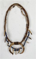 Dayak Tribe Headhunter Boar Tooth Necklace