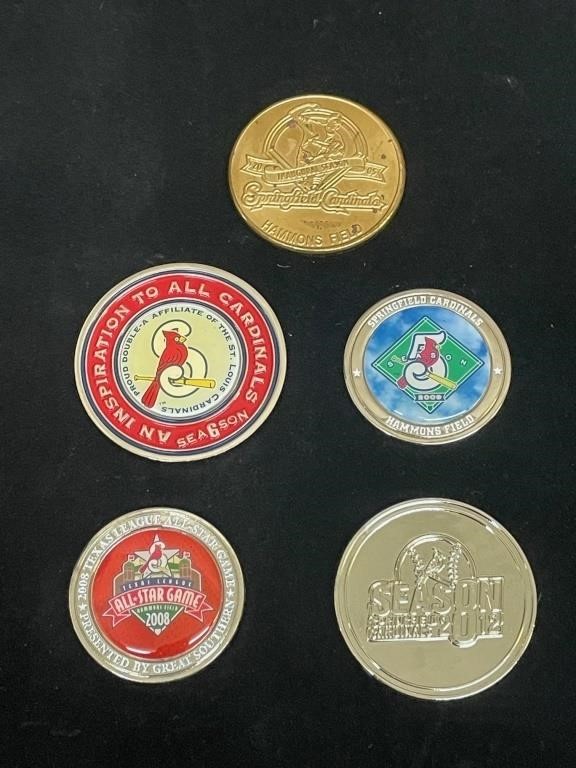 SPRINGFIELD CARDINALS COINS