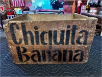 Vintage Chiquita Wooden Crate