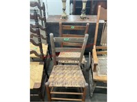 2 Weaved Bottom Chairs
