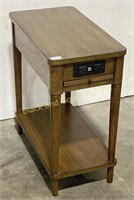 Small Electrified Side Table/Nightstand