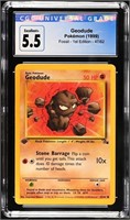 Vintage 1999 Geodude Fossil 1st Edition #47 Card