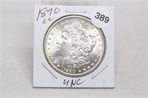 1890CC UNC Morgan Dollar