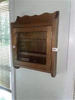 Oak Wall Display Case (16" W x 22" T)