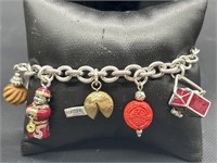 Brighton Fortune Cookie Charm Bracelet 
7.5-8 in