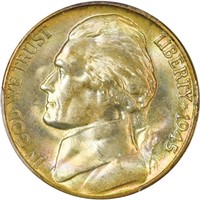 5C 1945-S  PCGS  MS67+