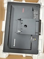 A Lenovo ThinkVision monitor in a box