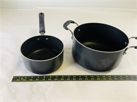 2pcs T-fal small and big pot