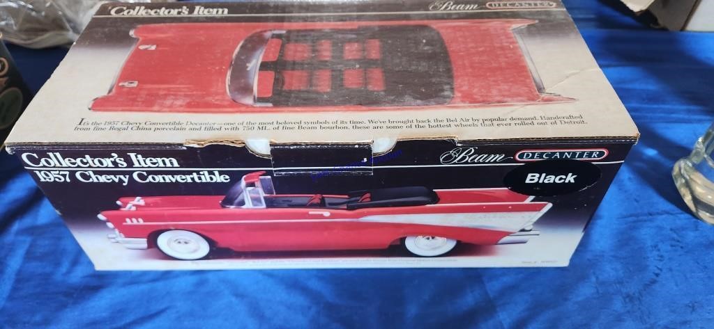 Jim Beam 1957 Chevy Convertible Decanter-Full