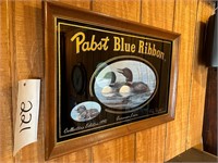 Pabst Blue Ribbon Common Loon Beer Mirror