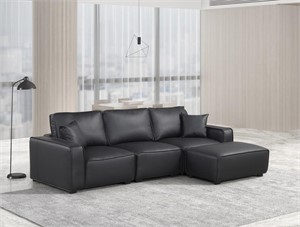 HH75997 Columbia Black  Sectional