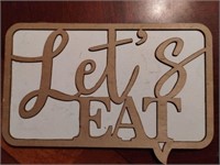 Lets Eat Sign