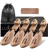 LUXURY CEDAR Shoe Tree Set - 2 Pairs Adjustable