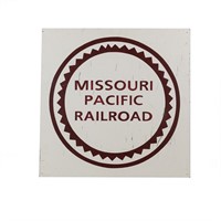 Missouri Pacific Rail Road Advertising Sign