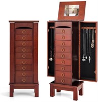 Retail$200 Standing Jewelry Armoire