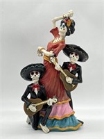 Vintage Day Of The Dead 12" Tall Figurine Statue