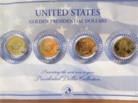 United States Golden Presidential Dollars